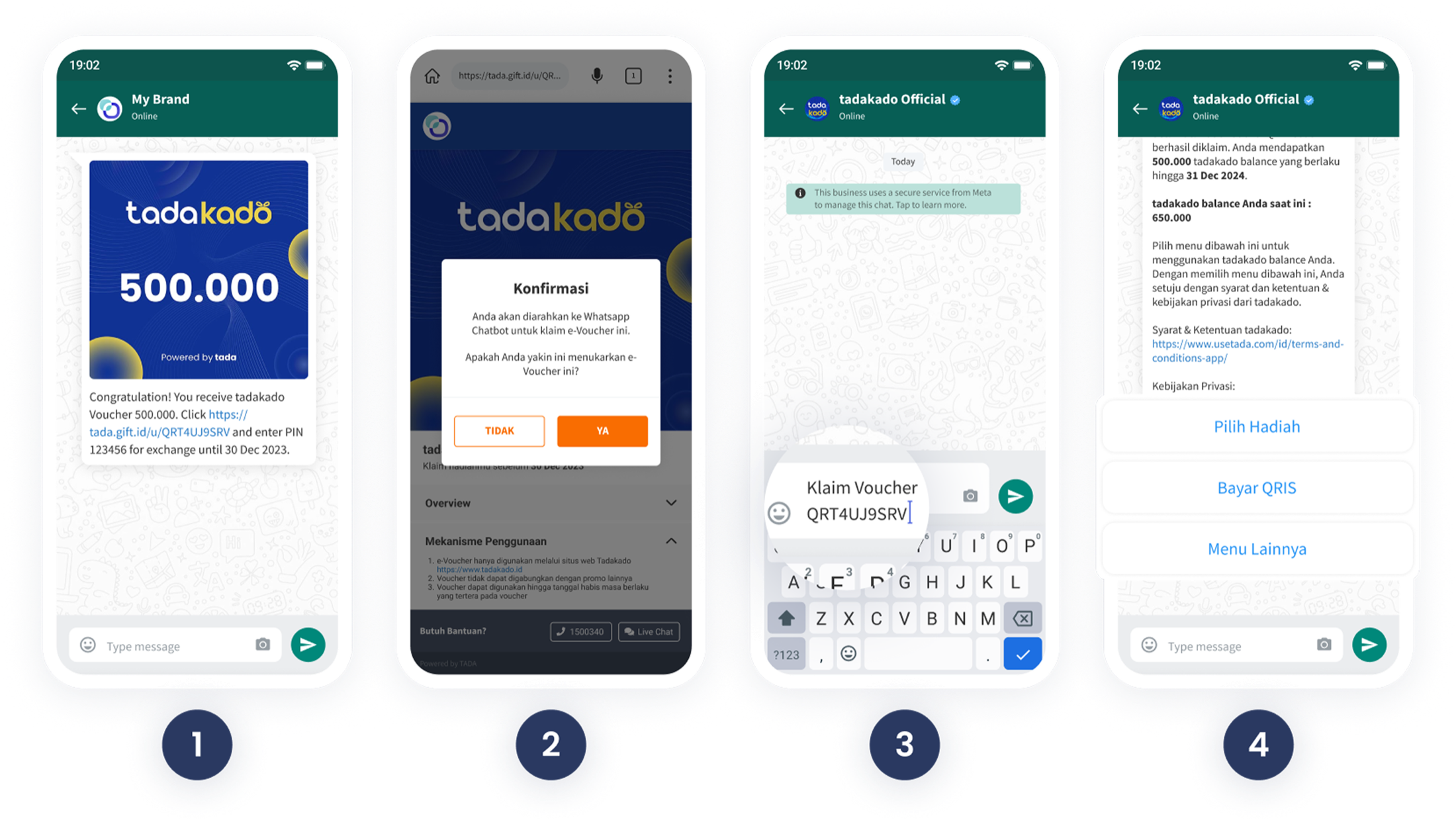 voucher tadakado - Cara Pakai Voucher Digital